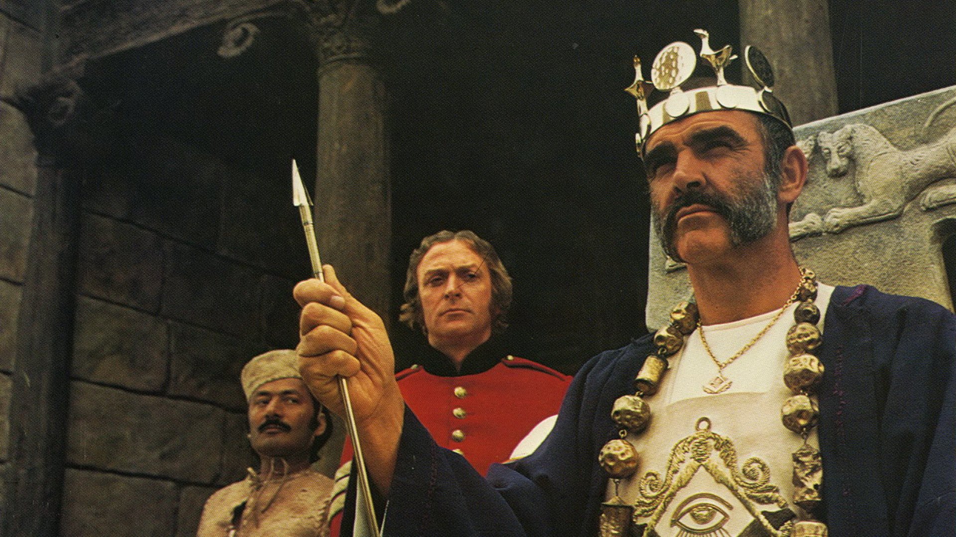 Sean Connery in "L'uomo che voleva farsi Re.