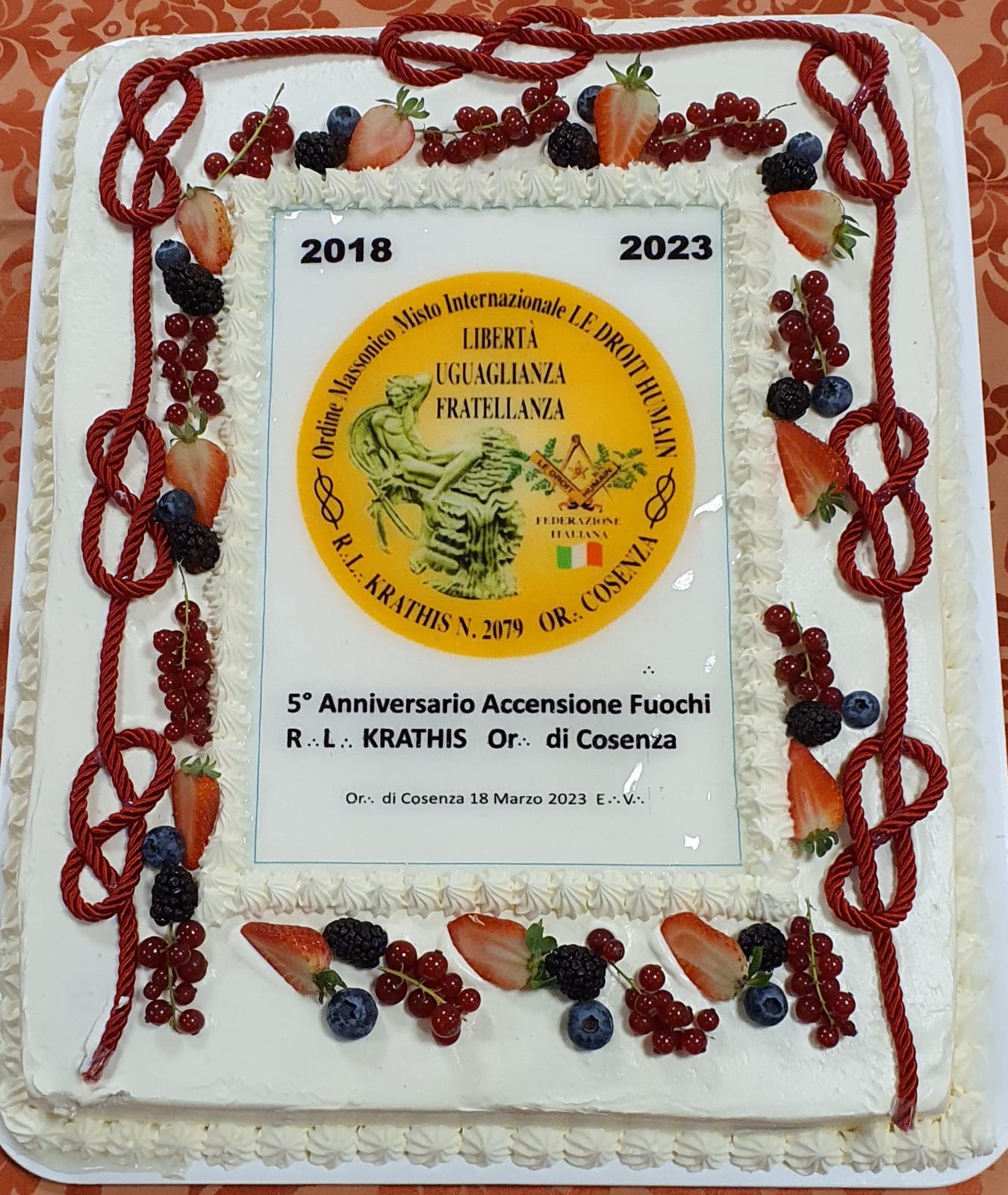 La Massoneria Mista di Cosenza compie 5 anni